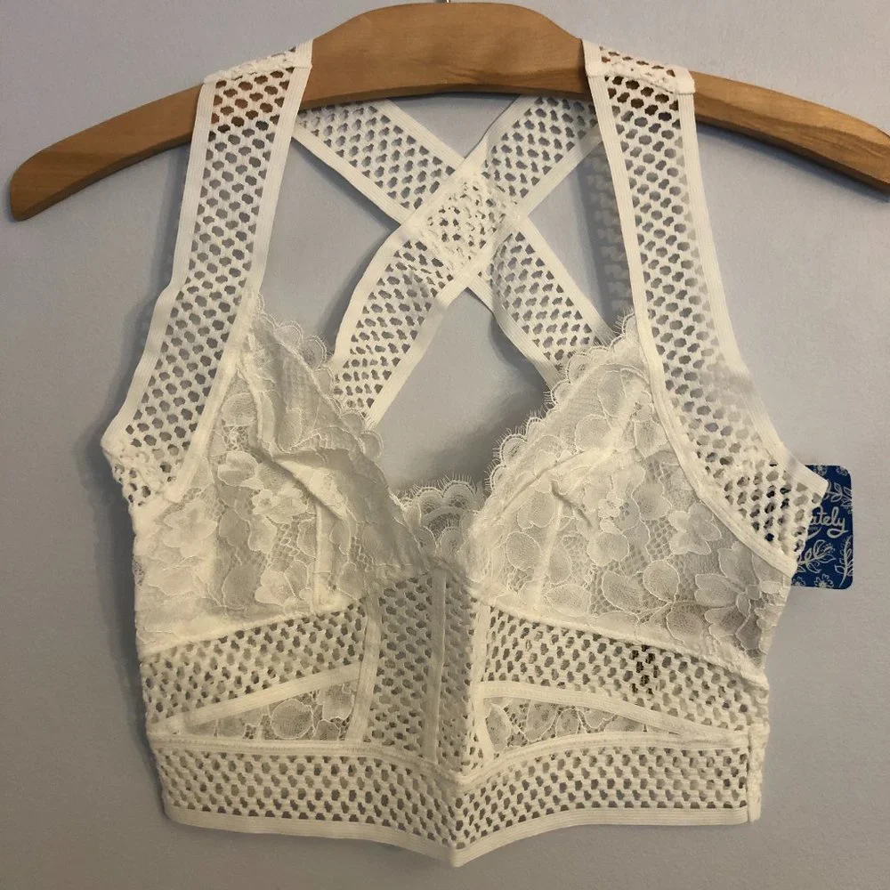 Free People Sitting Pretty Brami in Ivory